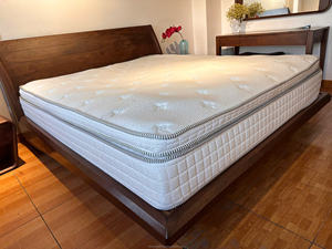 Matelas orthopédique de luxe EUROTOP à ressorts ensachés avec housse amovible en mousse souple à mémoire de latex naturel pour hôtels - Product Image 2