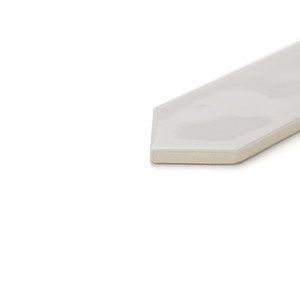 Piastrella Picket Grigio Argento 5x25 Cm Spessore 9 Mm Finitura Lucida Bordi Irregolari - Product Image 3