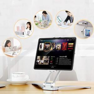 태블릿 벽걸이형 홀더 A16, 알루미늄 확장형 아이패드 벽걸이 홀더, 모든 <span class=keywords><strong>4</strong></span>.7-13인치 휴대폰 및 태블릿에 사용 가능한 조절 및 접이식 - Product Image 2