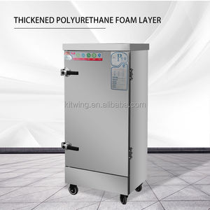 12-Tray Stainless Steel Rice <b>Steamer</b> 380V Multi-Functional Gas/<b>Electric</b> <b>Food</b> Steaming Machine for Hotels & Restaurants - Product Image 6