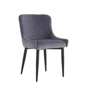 Chaises de restaurant et d'hôtel sur mesure fabriquées en Chine, dossier haut, revêtement en tissu velours - Product Image 4