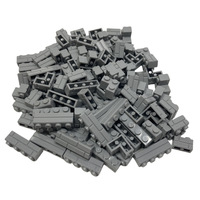 Bloques de Construcción de Pared de Partículas Pequeñas de Plástico ABS, Diseño a Cuadros, 1X2 1X4, Paquete a Granel, Temática de Animales y Naturaleza, Edades 14+