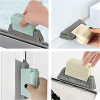 Cepillo de limpieza manual de plástico, extraíble y lavable, para orificios de aire acondicionado, ranuras de ventilación, ranuras de cocina y baño, y limpieza de ventanas