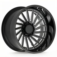 Jantes en aluminium forgé 6061-T6 personnalisées, polies, à déport profond, pour camions, 20, 22, 24, 26 pouces, pour Chevy Silverado, Ford F150, RAM2500