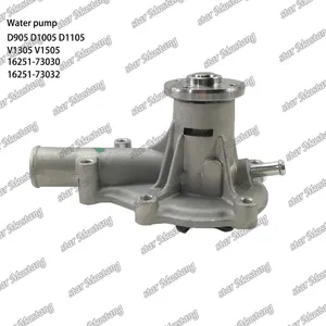 Bomba de água d905 d1005 d1105 v1305 v1505, 16251-73030 16251-73032, adequada para peças do motor kubota