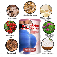 Poudre Bioby OEM ODM pour le rehaussement des fesses et des hanches avec racine de maca naturelle et isoflavones de soja pour un soutien efficace au raffermissement et à l'augmentation des courbes