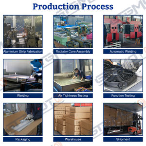 Intercooler de aluminio GTGMOTO/enfriador de aire de carga para Volkswagen VW <span class=keywords><strong>Tiguan</strong></span> Golf GTI 1.8L 2.0L - Product Image 6