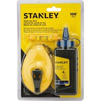 Ensemble de marqueurs Stanley Tracer 30M avec niveau à bulle et flacon de poudre bleue, design compact, 115g