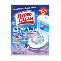 Nettoyant WC en duo-cubes écologiques Lavender Dream pour éliminer les taches tenaces et désodoriser la maison