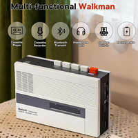 Lecteur de cassettes rétro T7 portable Walkman, enregistreur de cassettes, lecteur audio BT MP3, pour la maison, les voyages, l'étude, numérisation de cassettes