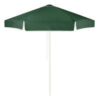 Parasol de jardin vintage de 2,6 m avec franges, grand modèle, vert, coupe-vent, pour restaurant, terrasse et bord de piscine