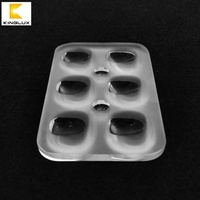 Nouvelle meilleure conception Usine Led Module lampadaire verre 6 en 1 smd led 3030 2835 3535 5050 réseau de lentilles optiques