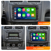 MEKEDE Android 14 8 Núcleos GPS Car-play Reproductor Multimedia para Auto de 8 Pulgadas para VW/Golf/Polo/Tiguan/Passat/b7/b6/SEAT/leon/Skoda/Octavia 2din Estéreo