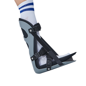 Attelle de nuit souple améliorée HKJD avec sangles réglables pour étirer la fascia plantaire et le tendon d'Achille - Product Image 1