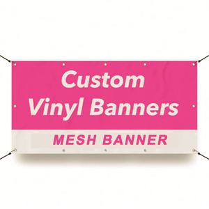 Banderoles et drapeaux personnalisés en vinyle PVC imperméable pour événements et promotions de marque en extérieur - Product Image 1