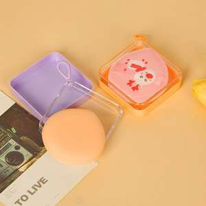 Éponge de maquillage portable double effet, couleurs mélangées, pour poudre et fond de teint liquide - Product Image 3