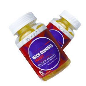 OEM/ODM Suplemento energético Gomitas de Maca Caramelo natural Sin azúcar y bajo en grasa Energía Negro Maca Masticar Gomitas - Product Image 1