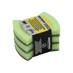 Estropajo Verde con Esponja. Paquete de 3 Unidades. - Product Image 6