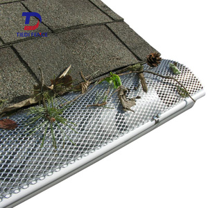 Protection de gouttière en maille anti-feuilles, Protection de gouttière en maille pour toit, Protection de gouttière en aluminium - Product Image 4