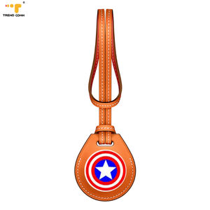 Elegante portachiavi <span class=keywords><strong>per</strong></span> custodia in pelle Airtag nuovo Design Cover protettiva Tracker con rilevamento delle cadute in pelle sintetica - Product Image 5