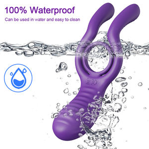 Großhandel Paare teilen Verriegelung Spermien ring Double Pleasure Male Wearable Pennis Ring - Product Image 3