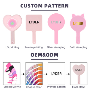 New Phong Cách Lấp Lánh Kim Cương Bling Gương Sang Trọng Nhãn Hiệu Riêng Duy Nhất Bên Rhinestone Long Lanh Bling Dễ Thương Cầm Tay Trang Điểm Gương - Product Image 6