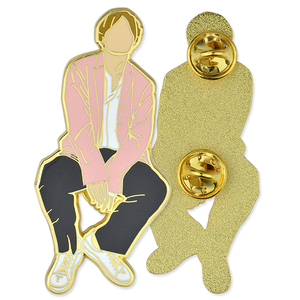 Broches en émail dur pour jeu de dessin animé <span class=keywords><strong>Genshin</strong></span>, modèles originaux, pas cher, vente en gros - Product Image 3