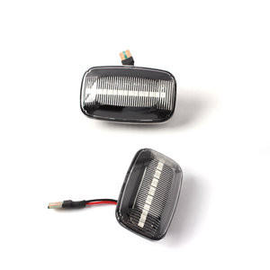 Autodragons Luces LED de posición laterales ahumadas para Cruiser Series 70 80 100, luces LED dinámicas de guardabarros, intermitentes laterales, repetidor de señal lateral - Product Image 4