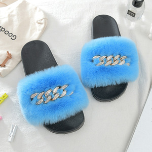 Sandalias <span class=keywords><strong>de</strong></span> PVC <span class=keywords><strong>de</strong></span> Lujo Personalizadas para Mujer, Ligeras, para Interiores y Exteriores, Chanclas <span class=keywords><strong>de</strong></span> Playa <span class=keywords><strong>de</strong></span> Verano, Pantuflas <span class=keywords><strong>de</strong></span> Piel Sintética para <span class=keywords><strong>Niñas</strong></span>, Primavera Otoño - Product Image 4