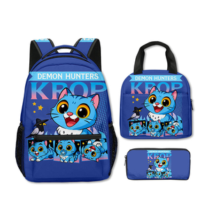 Mochilas Escolares Personalizadas de Fábrica con Diseño de Dibujos Animados de Kpop Demon Hunters, Bolsas Deportivas para Campamento, Ligeras y Duraderas para Niños - Product Image 1