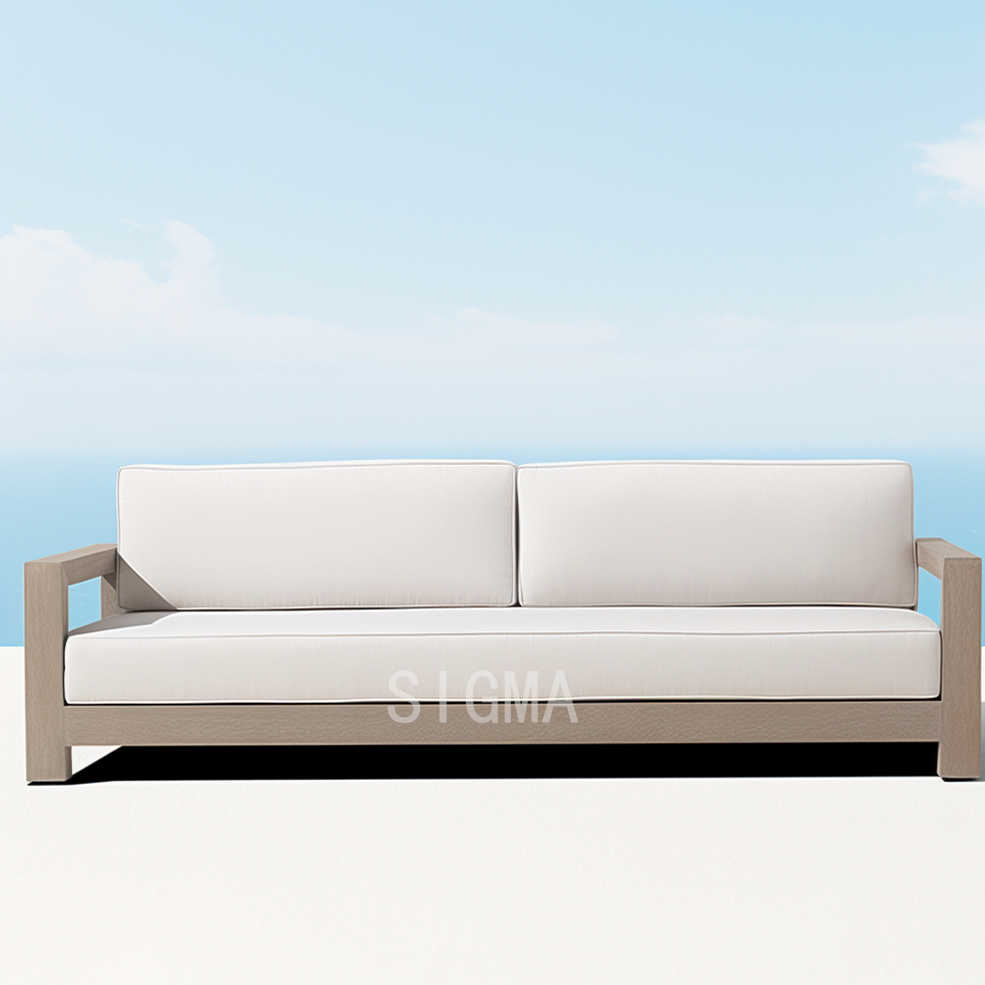 Patio Furniture Luxurious  Outdoor Furniture Sets Waterproof  Teak Wood Love Seat