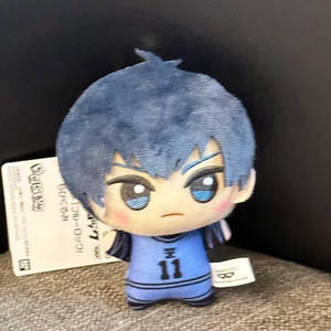 Prison bleue entourant la ligue de football attaquant Jie Shiyi en peluche conception personnalisée poupée mignonne pendentif porte-clés 10CM CN/ZHE - Product Image 4