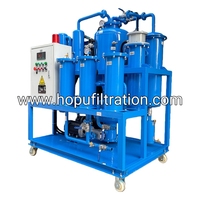 HOPU Nuevo Purificador de Aceite Hidráulico al Vacío Trifásico de 380V con 5 Años de Garantía, Planta de Purificación y Filtración de Aceite In Situ