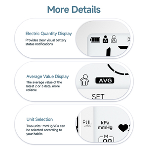 <span class=keywords><strong>Monitor</strong></span> lengan BP tampilan LCD secara klinis yang mengindeks manset dengan penyimpanan Data 198 pengguna ganda Mode <span class=keywords><strong>Monitor</strong></span> tekanan darah - Product Image 5