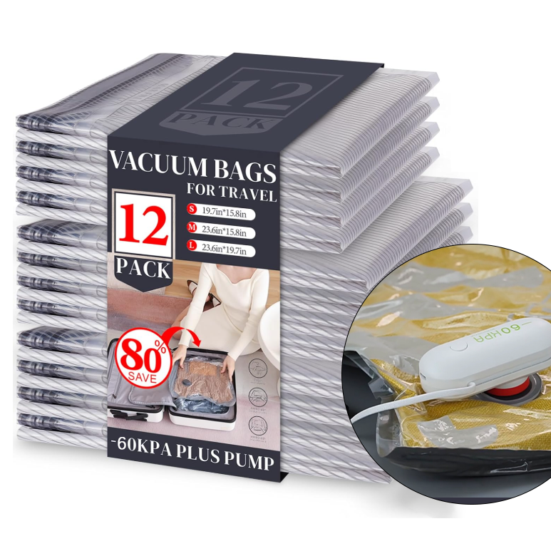 12-piece set (storage bags) + electric pump