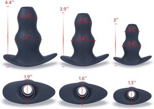 Tapón Anal de silicona para juguetes eróticos, productos para adultos, Juguetes sexuales anales para hombres y mujeres, masajeador de próstata, color negro - Product Image 5