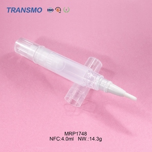 Flacon vide personnalisable de 3 ml pour brillant à lèvres, recyclable, pour huile à cuticules et soin des ongles, avec applicateur brosse souple - Product Image 6