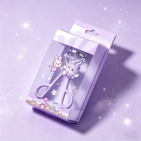 Boîte d'emballage transparente en PET avec crochets pour support de cils, forme personnalisable, revêtement UV, impression de logo, recyclable, épaisseur 0,35 mm