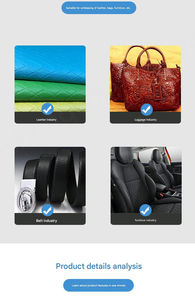 Automatic Leather Belt <b>Embossing</b> <b>Machine</b> with Efficient Motor Core Component - Product Image 6