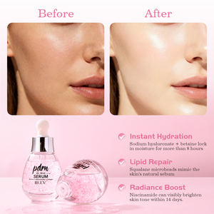 Private Label Pink Salmon PDRN Oil-Bead Serum Improving Dullness Anti Wrinkle Fading Lines Soothing Dry Skin OEM <b>Face</b> Serum - Product Image 3