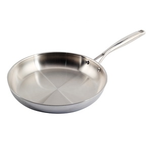 3-Ply Stainless Steel <b>Frying</b> <b>Pan</b> With Handle Professional Cookware for Induction, Gas and <b>Electric</b> - Product Image 2