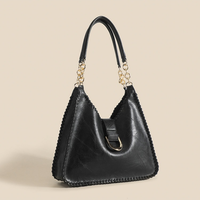 Sac à bandoulière rétro tendance style coréen élégant sac fourre-tout sous le bras à la mode sac pour femme 2025