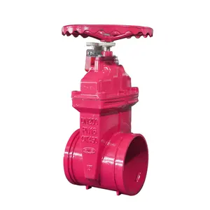Resilient Seat Ductile Iron End Rubber Seat Heavy Signal Gate Valve