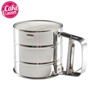 Cốc Rây Cầm Tay Thủ Công Làm Bánh Chuyên Nghiệp Dụng Cụ Rây Bột Tay Quay Bằng Thép Không Gỉ - Product Image 2