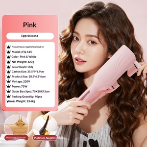 Rizador de Pelo Tipo Egg Roll de 32mm, Cerámica de Turmalina, Uso en Seco y Húmedo, Con Cable (AC), Herramienta Mágica para Ondas Grandes y Voluminosas, Ideal para Personas con Poco Tiempo - Product Image 6