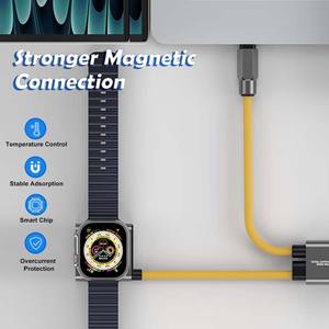 <span class=keywords><strong>Chargeur</strong></span> sans fil magnétique puissant 5W à charge rapide pour <span class=keywords><strong>montre</strong></span> <span class=keywords><strong>connectée</strong></span>, avec puce intelligente/contrôle de la température/protection contre les surintensités - Product Image 2