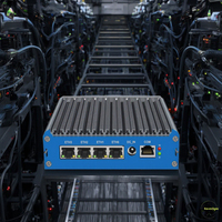 J4125 J5040 N5100 J6412 N100 Mini PC Fanless 4 2,5G LAN Mini Router Server ESXI, dispositivo de cortafuegos pfSense de 2, 0, 2