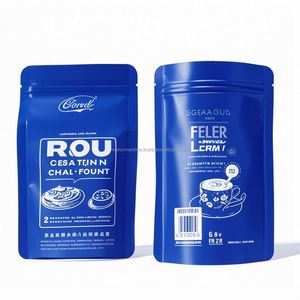 Sachet Doypack Personnalisé Qualité Alimentaire Anti-humidité Écologique avec Fermeture Zip pour Emballage d'Encre, Café, Thé, Chewing-gum, Aliments pour Animaux, Croustilles de Pommes de Terre - Product Image 5