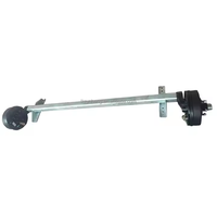 Essieu de remorque à arbre de torsion, suspension pour remorque à chevaux, essieu abaissé, freinage électrique, remorque à freinage 3,5K, essieu de torsion en caoutchouc