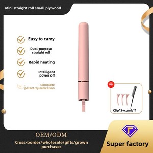 Cross-Border E-Commerce <strong>Mini</strong> Electric <strong>Hair</strong> <strong>Straightener</strong> for Women Dual-Purpose Straight Curl Plate Clip for Straightening - Product Image 5